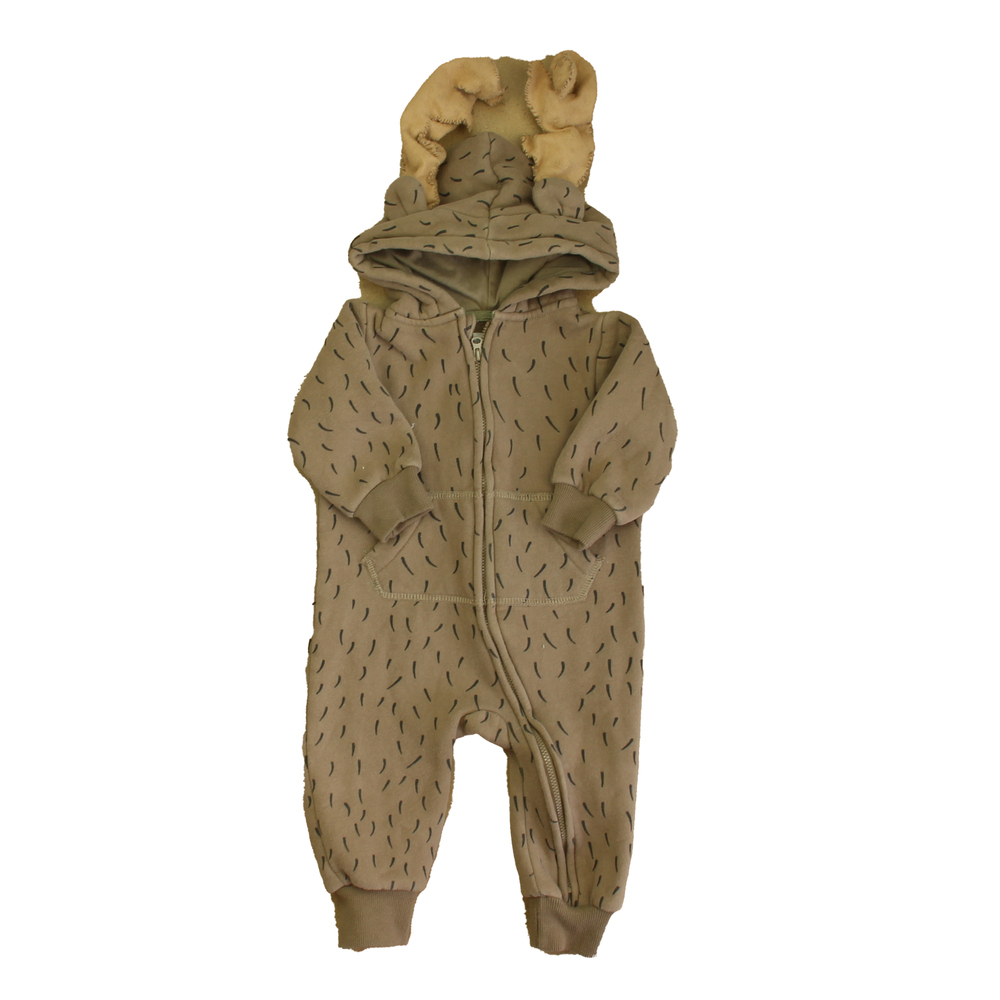 Vaenait Boys Brown | Black Long Sleeve Outfit size: 3-6 Months